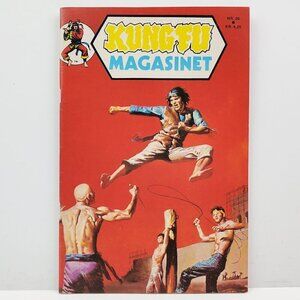 Kung Fu Magasinet #26 Comic Book Danish Vintage 1977 Martial Arts VF